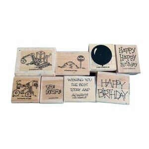 Stampin up Boys at Work Rubber Stamps